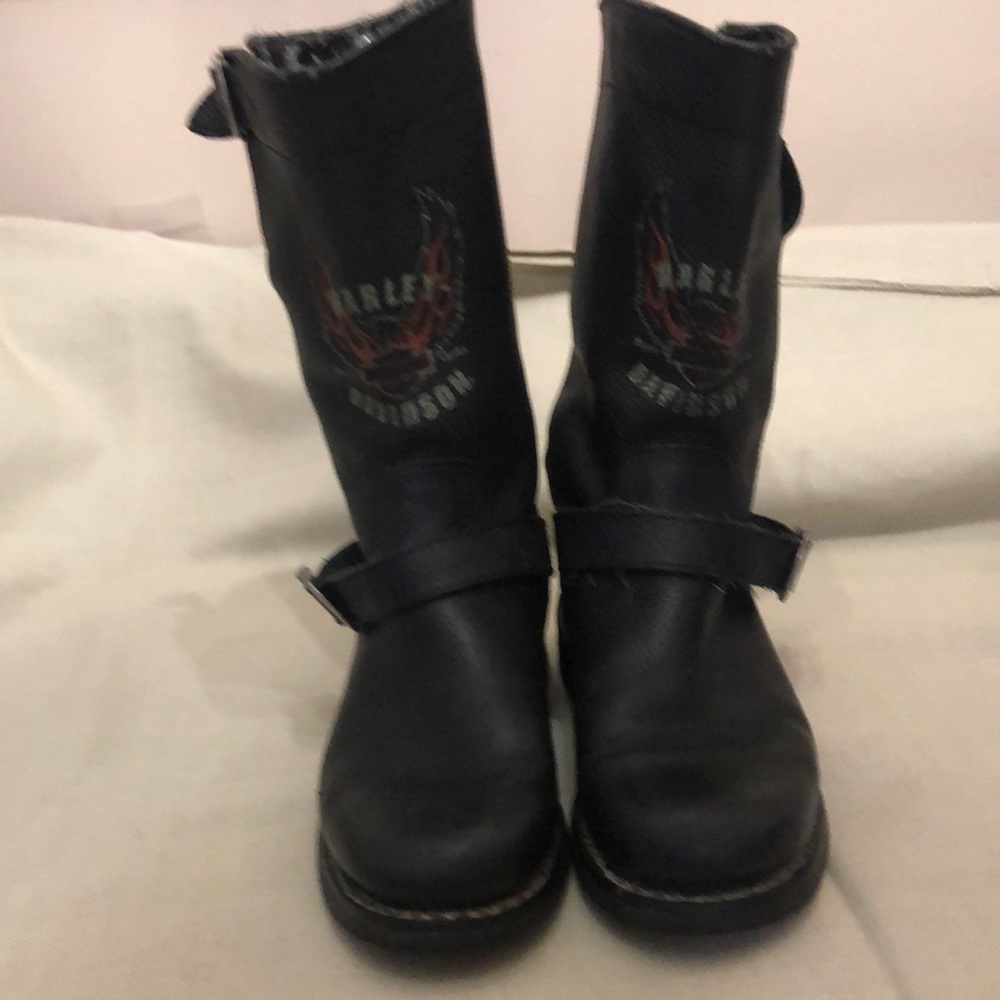Men’s Harley Davidson Boots, authentic, leather, size 41